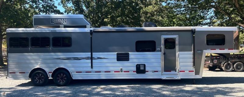 2023 Logan Coach 814 Select 3H w/ Collapsible Rear Tack Horse Trailer 2023 Logan Coach 814 Select 3H w/ Collapsible Rear Tack Horse Trailer