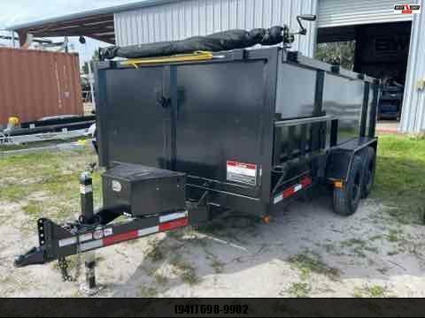 Triple Crown Trailers 7' x 16' Heavy Duty 14K Dump Trailer
