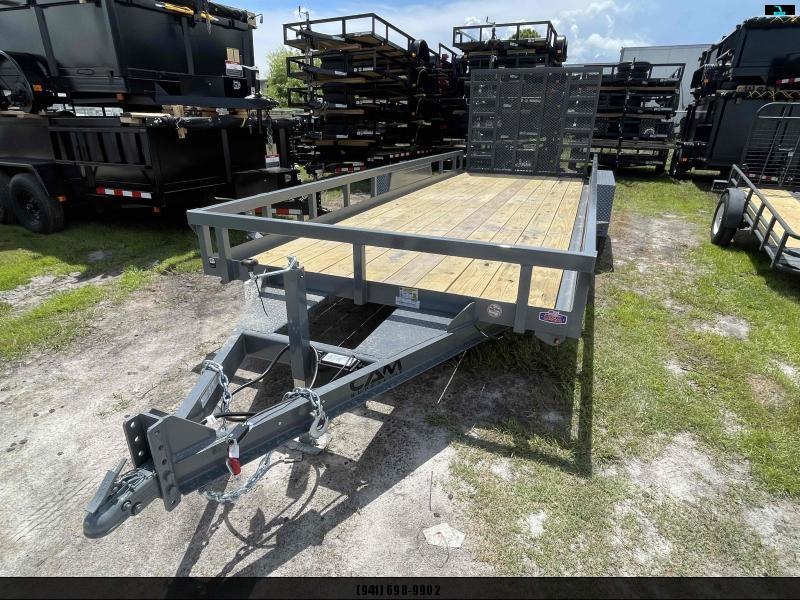 Cam Superline 7x20 Full Tube Utility Trailer 10K GVWR Cam Superline 7x20 Full Tube Utility Trailer 10K GVWR