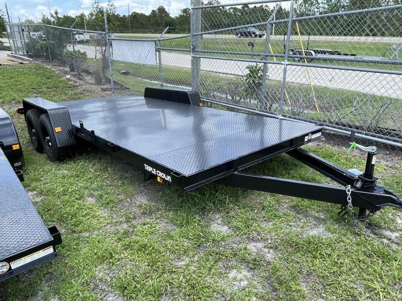 Triple Crown Trailers 7' x 18' 10k Car Hauler Steel Deck Triple Crown Trailers 7' x 18' 10k Car Hauler Steel Deck