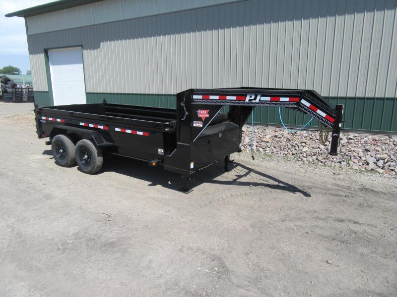 2020 PJ 14'x83" Gooseneck Low Pro Dump Trailer 2020 PJ 14'x83" Gooseneck Low Pro Dump Trailer