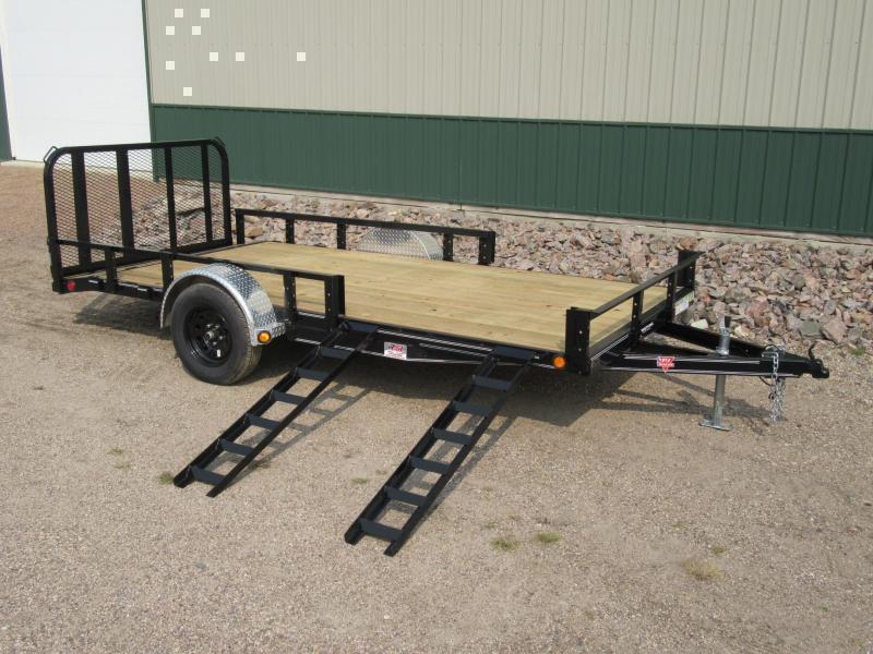 2024 PJ 14'x83" Channel Utility Trailer 5200lb Axle Minnesota