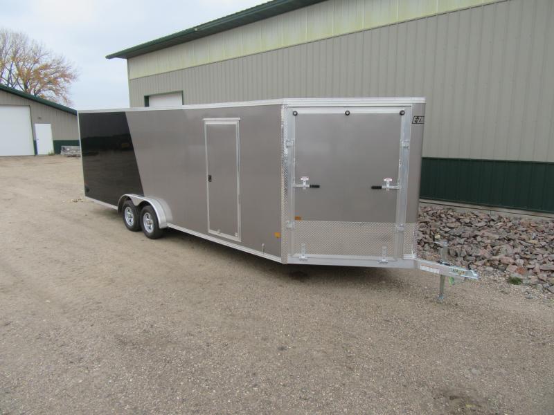 2024 7.5'x29' EZ Hauler Aluminum Enclosed Snowmobile Trailer