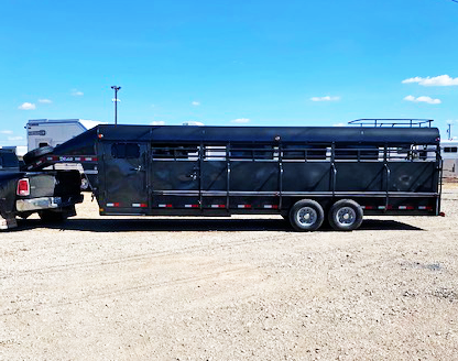 2021 Characoal 26' Smart Tack Delco Stock Trailer 2021 Characoal 26' Smart Tack Delco Stock Trailer