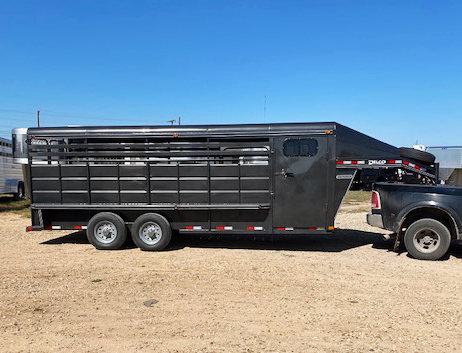 2021 Charcoal 20' Delco Stock Trailer 2021 Charcoal 20' Delco Stock Trailer