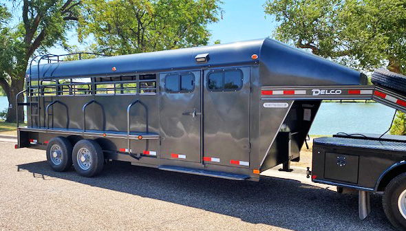2020 Delco 20' Premium Smart Tack Stock Trailer 2020 Delco 20' Premium Smart Tack Stock Trailer