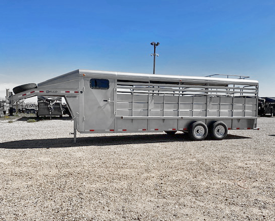 2021 Silver High Side 24' Delco Stock Trailer 2021 Silver High Side 24' Delco Stock Trailer