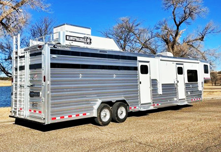2021 Cimarron Stock Combo Living Quarters Trailer 2021 Cimarron Stock Combo Living Quarters Trailer