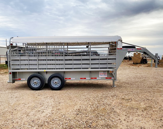 2021 Neckover 16' Tarp Top Stock Trailer 2021 Neckover 16' Tarp Top Stock Trailer