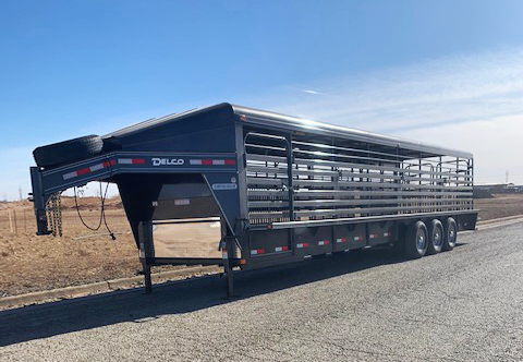 2021 Charcoal 32' Delco Stock Trailer 2021 Charcoal 32' Delco Stock Trailer