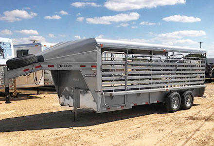 2020 Gray 24' Delco Livestock Trailer 2020 Gray 24' Delco Livestock Trailer