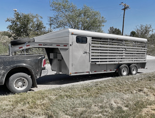 2021 Grey 20' Delco Stock Trailer 2021 Grey 20' Delco Stock Trailer