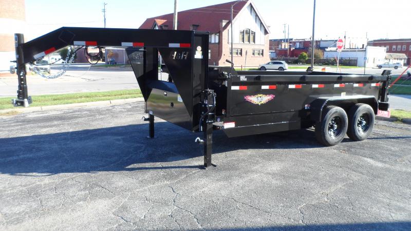 2022 H and H Trailer 83x14 Industrial Gooseneck Dump Trailer 2022 H and H Trailer 83x14 Industrial Gooseneck Dump Trailer