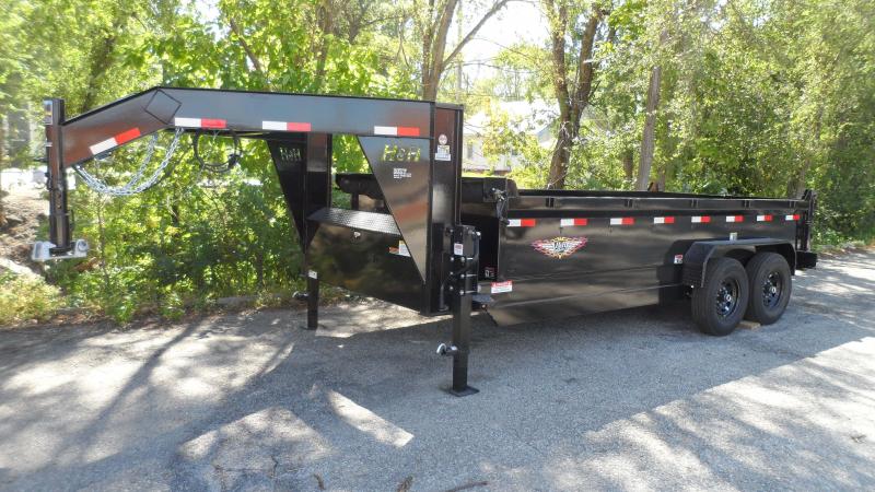 2022 H and H Trailer 83x16 Industrial Gooseneck Dump Trailer 2022 H and H Trailer 83x16 Industrial Gooseneck Dump Trailer