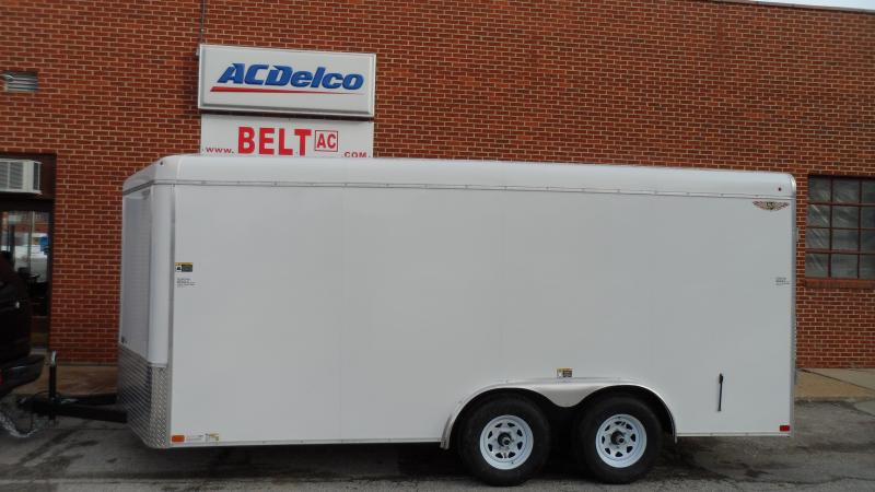 2021 H and H Trailer 8x16 HH Series Round Top V-Nose Enclosed w/cargo doors 2021 H and H Trailer 8x16 HH Series Round Top V-Nose Enclosed w/cargo doors