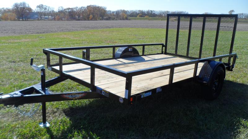 2022 H and H Trailer 82x12 Rail Side Utility Trailer 3K Idle 2022 H and H Trailer 82x12 Rail Side Utility Trailer 3K Idle