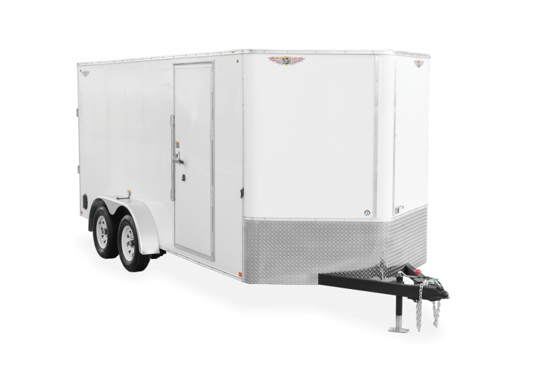 2023 H and H Trailer 8.5x16 HH Series Flat Top V-Nose Enclosed Cargo Trailer 10K Tandem (H10116TFTV-100) Cargo / Enclosed Trailer 2023 H and H Trailer 8.5x16 HH Series Flat Top V-Nose Enclosed Cargo Trailer 10K Tandem (H10116TFTV-100) Cargo / Enclosed Trailer