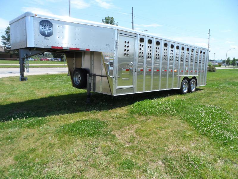 2021 Merrit Trailers Cattle Drive Livestock Trailer Belt Trailers in