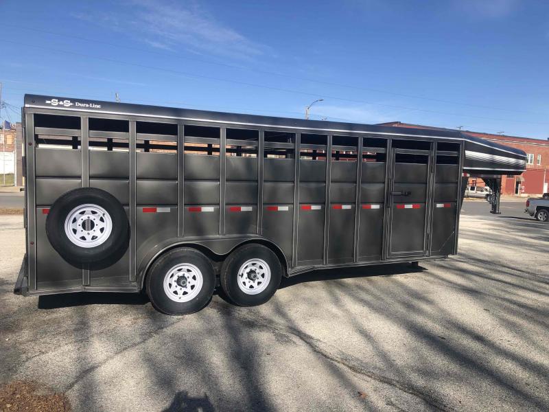 2023 SS Duraline 82x20 GN Stock Trailer w/center gate Stock / Stock Combo Trailer 2023 SS Duraline 82x20 GN Stock Trailer w/center gate Stock / Stock Combo Trailer