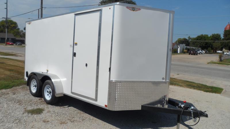 2021 H and H Trailer 7X14 TANDEM FLAT TOP HH VNOSE 7K CARGO 2021 H and H Trailer 7X14 TANDEM FLAT TOP HH VNOSE 7K CARGO