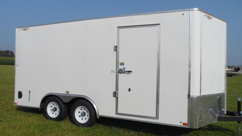 2022 H and H Trailer 8.5x16 HH Series Flat Top V-Nose Enclose 2022 H and H Trailer 8.5x16 HH Series Flat Top V-Nose Enclose