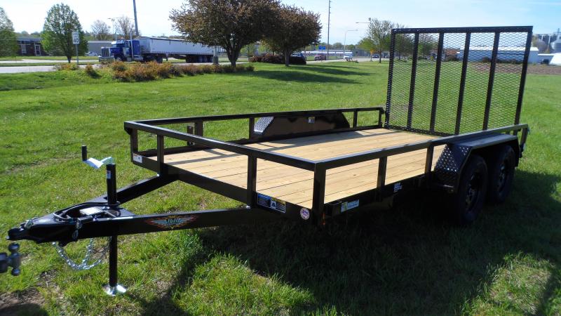 2021 H and H Trailer 82x14 Rail Side Utility Trailer 7K Tand 2021 H and H Trailer 82x14 Rail Side Utility Trailer 7K Tand