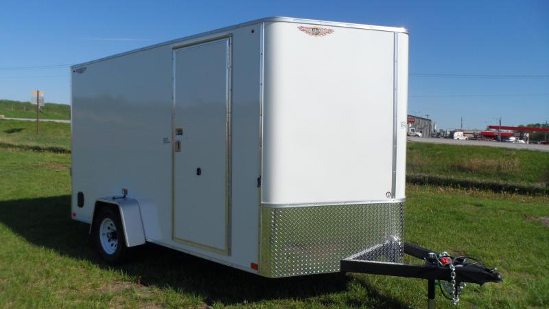 2021 H and H Trailer 7x12 HH Series Flat Top V-Nose Enclosed 2021 H and H Trailer 7x12 HH Series Flat Top V-Nose Enclosed