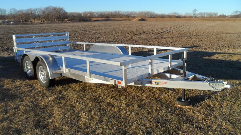 2022 H and H Trailer 82x16 Aluminum Rail Side Utility Trailer 2022 H and H Trailer 82x16 Aluminum Rail Side Utility Trailer
