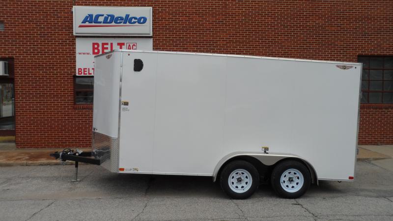 2022 H and H Trailer 7x14 HH Series Flat Top V-Nose Enclosed 2022 H and H Trailer 7x14 HH Series Flat Top V-Nose Enclosed