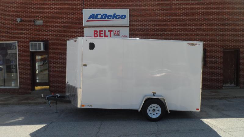 2021 H and H Trailer 7x12 HH Series Flat Top V-Nose Enclosed 2021 H and H Trailer 7x12 HH Series Flat Top V-Nose Enclosed