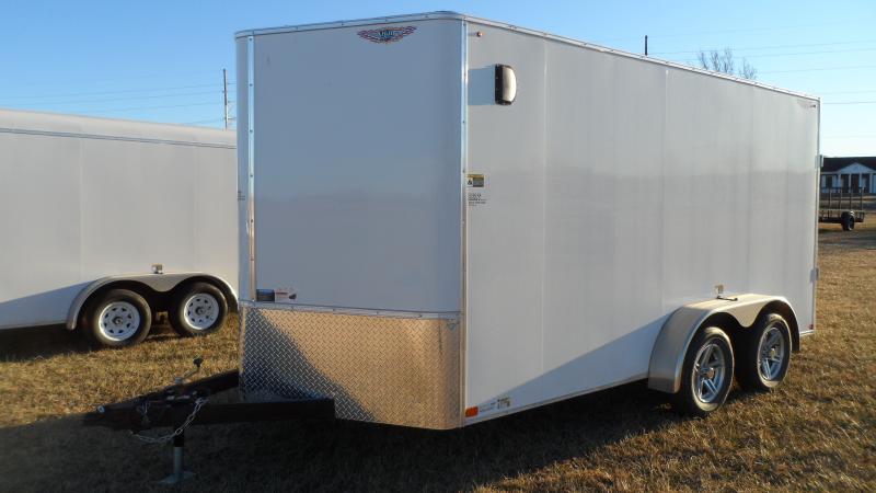 2022 H and H Trailer 7x14 HH Series Flat Top V-Nose Enclosed 2022 H and H Trailer 7x14 HH Series Flat Top V-Nose Enclosed