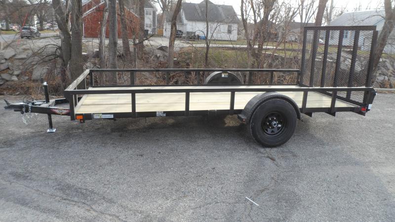 2022 H and H Trailer 82x14 Rail Side Utility Trailer 5K Brak 2022 H and H Trailer 82x14 Rail Side Utility Trailer 5K Brak
