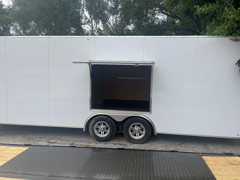 2023 H and H Trailer 8.5x24 HH Series Flat Top V-Nose Enclosed Car Hauler Trailer 10K 2023 H and H Trailer 8.5x24 HH Series Flat Top V-Nose Enclosed Car Hauler Trailer 10K