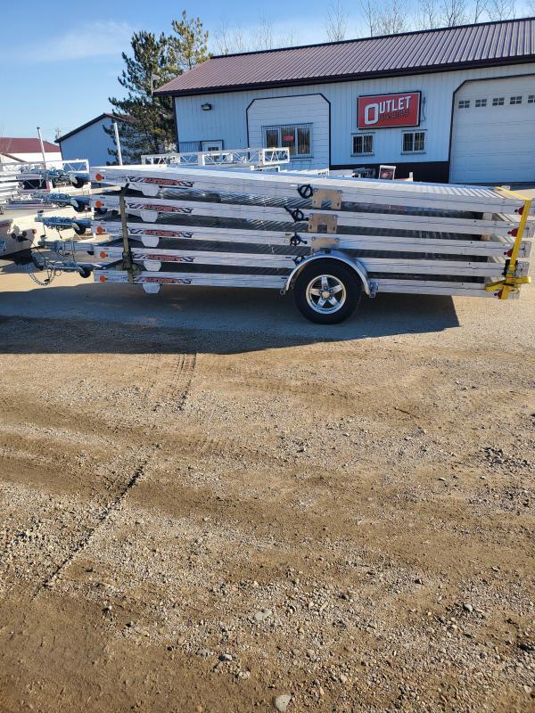 2021 Lund 14' SLEDBED ALUMINUM UTILITY by LUND Utility Trailer Outlet