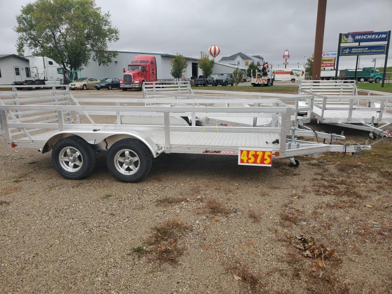 2019 Lund 14 ALUMINUM UTILITY TRAILER W/ 2SIDERACK Utility Trailer