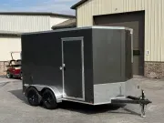 7' X 12' Pace Outback DLX V-Nose Ramp Door Enclosed Cargo Trailer