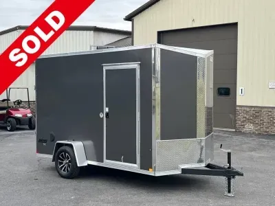 6' X 12' Pace Journey SE X-Height V-Nose Ramp Door Enclosed Cargo Trailer