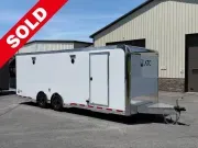 8.5' X 24' ATC RoM 500 Aluminum Race Car Trailer w/ Premium Escape Door