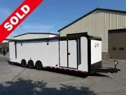 8.5' X 32' ATC RoM 550 Aluminum Race Car Trailer w/ Premium Escape Door