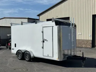 7' X 16' Pace PXT 10K GVWR Commercial-Duty Double Rear Door Enclosed Contractor's Trailer