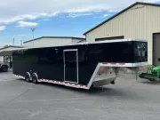 8.5' X 40' ATC RoM 750 Gooseneck Aluminum Race Car Trailer w/ Premium Escape Door