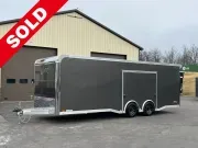 8.5' X 24' ATC RoM 400 Aluminum Race Car Trailer w/ Premium Escape Door