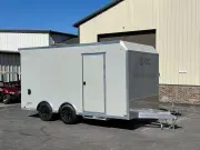 8.5' X 16' ATC STo 400 Aluminum 10K GVWR Ramp Door Enclosed Cargo Trailer