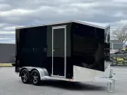 7' X 14' ATC STo 400 Aluminum V-Nose ATV / UTV / Moto Hauler Ramp Door Enclosed Cargo Trailer