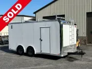 8.5' X 18' United UXT 10K GVWR Commercial-Duty Ramp Door Enclosed Contractor's Trailer