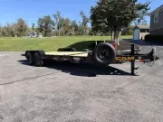 CAM Superline 7-Ton I-BEAM Split Deck Gravity Tilt Equipment Trailer