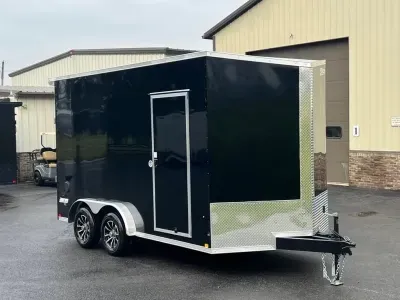 7.5' X 14' Pace Journey SE V-Nose Ramp Door Enclosed Cargo Trailer