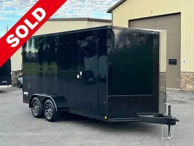 7' X 16' Pace Journey SE V-Nose Ramp Door Enclosed Cargo Trailer