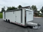 8.5' X 28' ATC RoM 550 Aluminum Race Car Trailer w/ Premium Escape Door