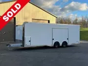 8.5' X 24' ATC RoM 400 Aluminum Race Car Trailer w/ Premium Escape Door